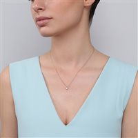 Necklace Kurshuni Woman in Silver Zirconia KU607-200SPR - KU607-200SPR